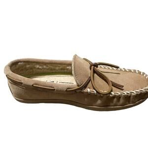 Florsheim Unisex Sz 8 Homestead Comfortech Ortholite Suede Moccasin Slippers NEW